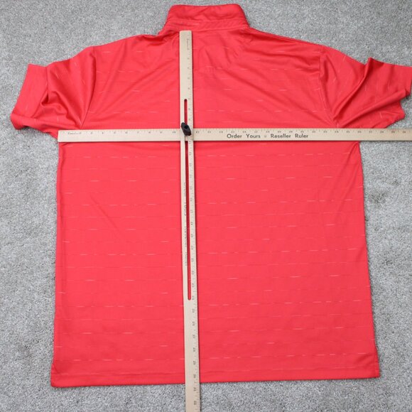 Callaway Opti-Dri Polo Shirt Mens XL Red  Polyester Golf Short Sleeve Pullover - Picture 9 of 12